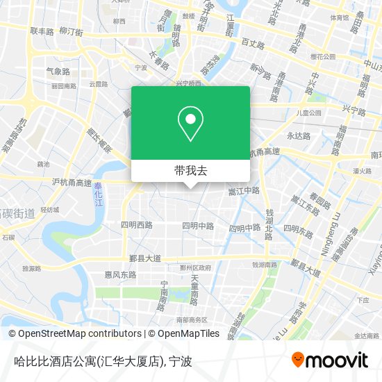 哈比比酒店公寓(汇华大厦店)地图