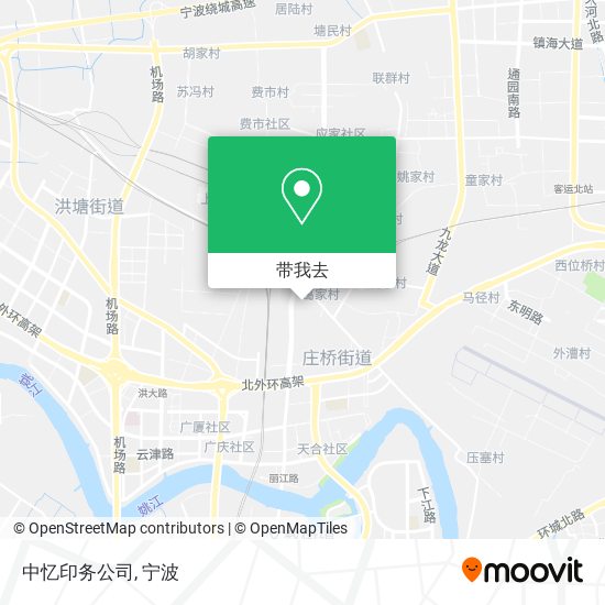 中忆印务公司地图
