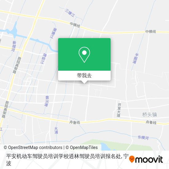 平安机动车驾驶员培训学校逍林驾驶员培训报名处地图