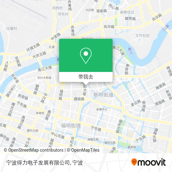 宁波得力电子发展有限公司地图
