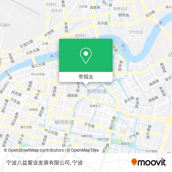 宁波八益窗业发展有限公司地图