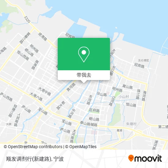 顺发调剂行(新建路)地图