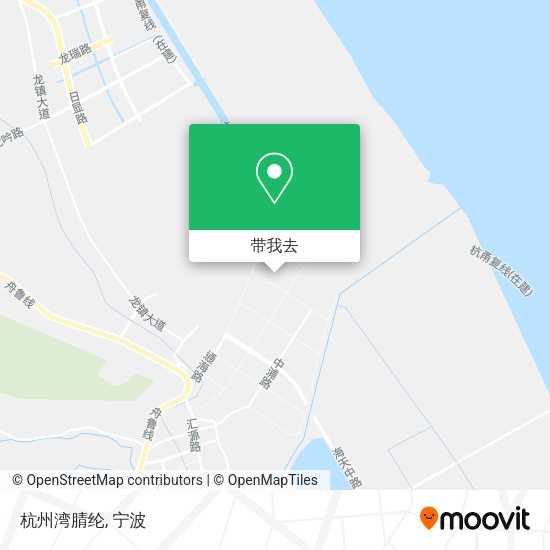 杭州湾腈纶地图