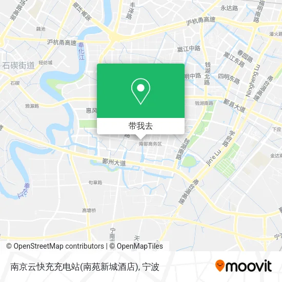 南京云快充充电站(南苑新城酒店)地图