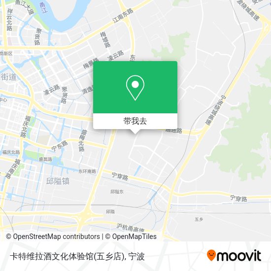 卡特维拉酒文化体验馆(五乡店)地图