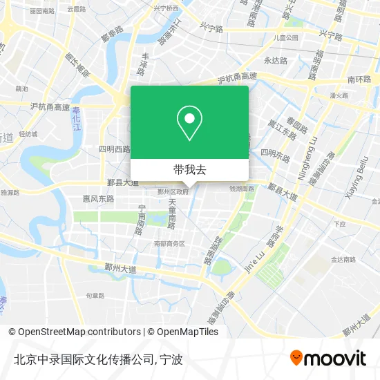 北京中录国际文化传播公司地图