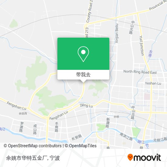 余姚市华特五金厂地图