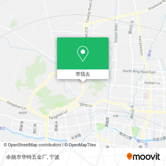 余姚市华特五金厂地图