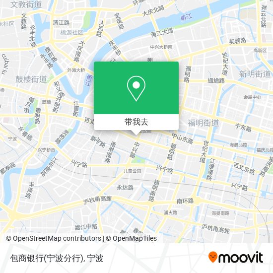 包商银行(宁波分行)地图