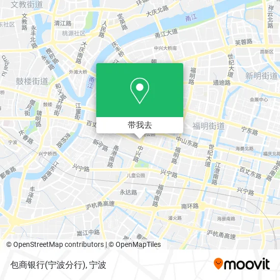 包商银行(宁波分行)地图