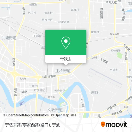 宁慈东路/李家西路(路口)地图