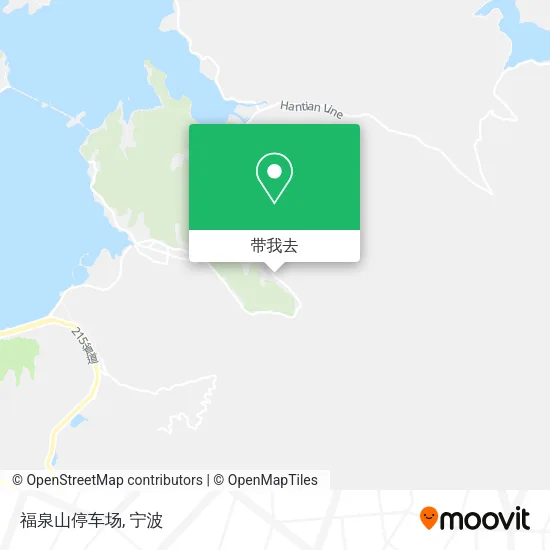 福泉山停车场地图