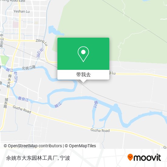 余姚市大东园林工具厂地图