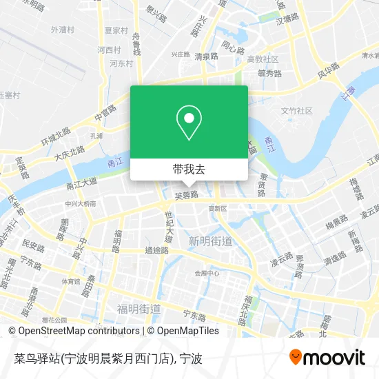 菜鸟驿站(宁波明晨紫月西门店)地图
