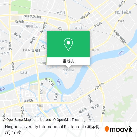 Ningbo University International Restaurant (国际餐厅)地图
