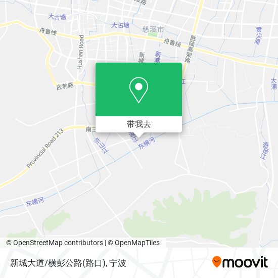 新城大道/横彭公路(路口)地图