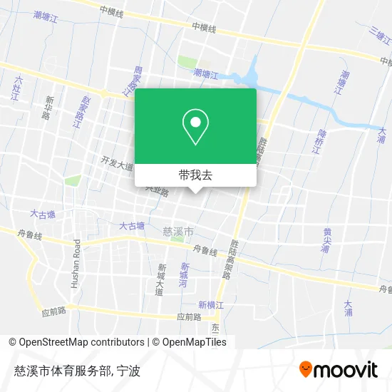 慈溪市体育服务部地图