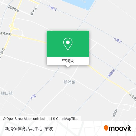 新浦镇体育活动中心地图