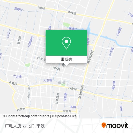 广电大厦-西北门地图