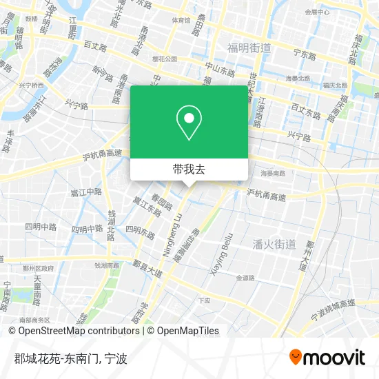 郡城花苑-东南门地图