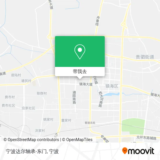宁波达尔轴承-东门地图