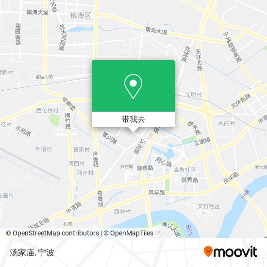 汤家庙地图