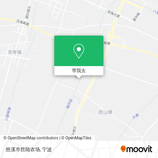 慈溪市胜陆农场地图