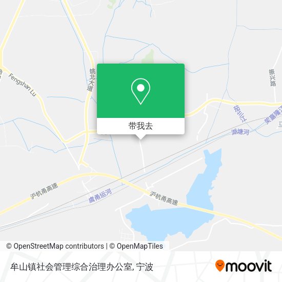牟山镇社会管理综合治理办公室地图