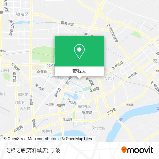 芝根芝底(万科城店)地图