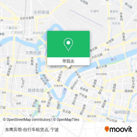 东鹰宾馆-自行车租赁点地图