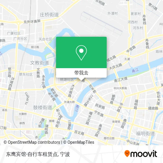 东鹰宾馆-自行车租赁点地图