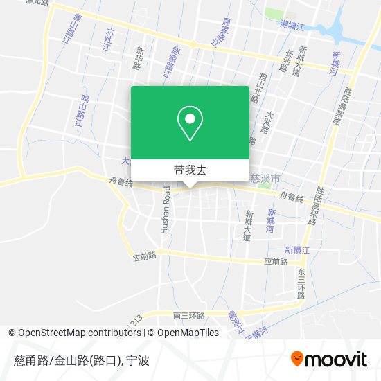 慈甬路/金山路(路口)地图