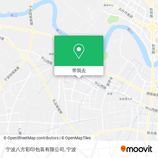 宁波八方彩印包装有限公司地图