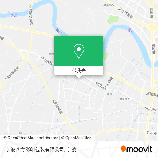 宁波八方彩印包装有限公司地图