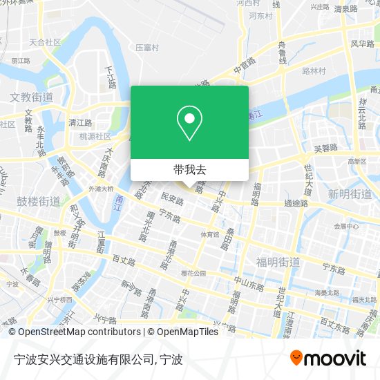 宁波安兴交通设施有限公司地图