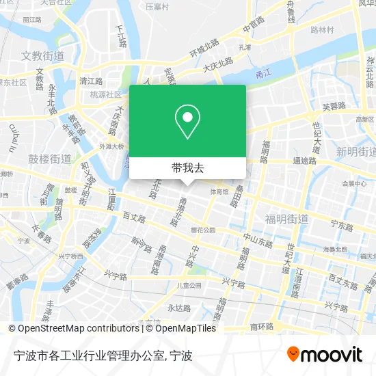 宁波市各工业行业管理办公室地图