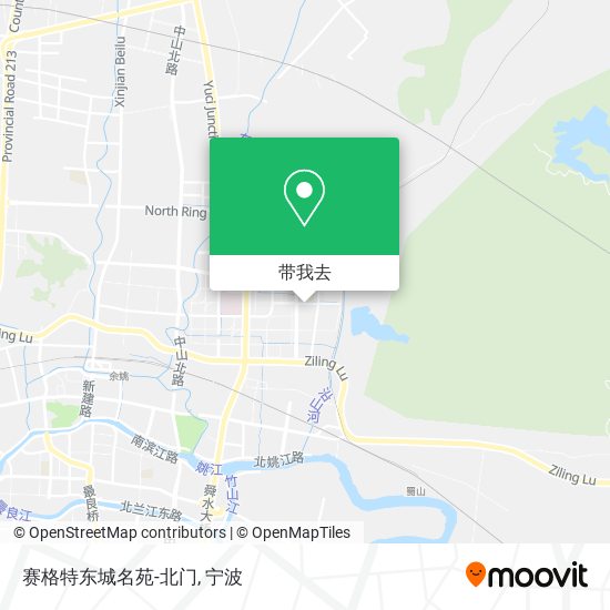 赛格特东城名苑-北门地图