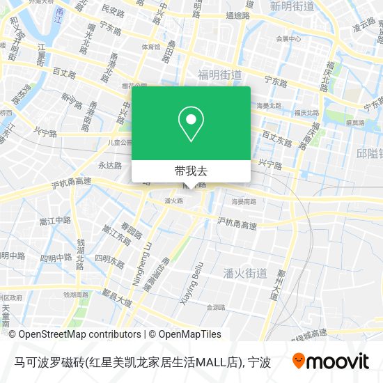 马可波罗磁砖(红星美凯龙家居生活MALL店)地图