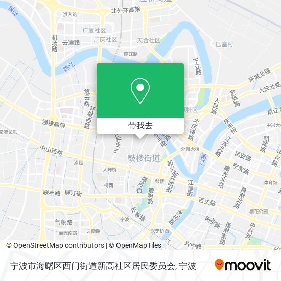 宁波市海曙区西门街道新高社区居民委员会地图