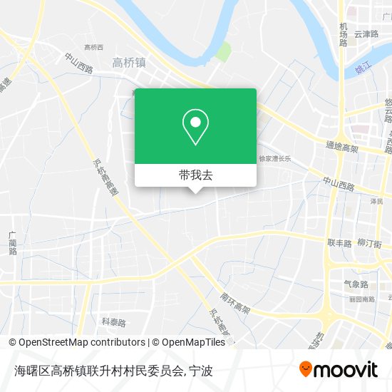 海曙区高桥镇联升村村民委员会地图