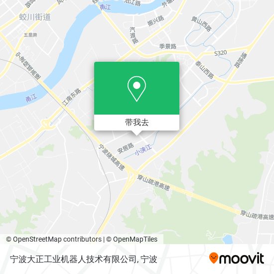 宁波大正工业机器人技术有限公司地图