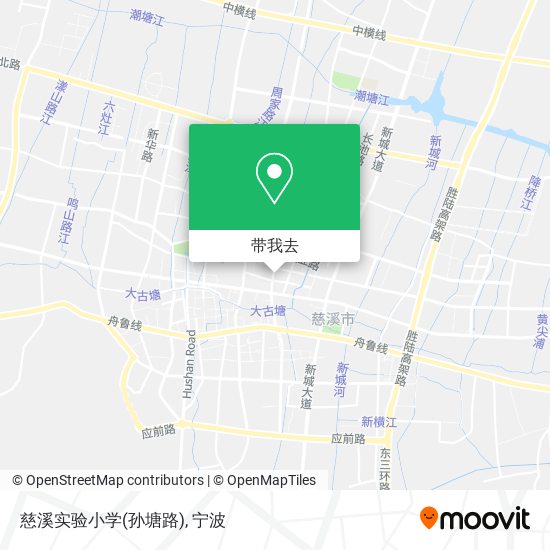 慈溪实验小学(孙塘路)地图
