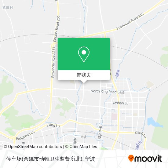 停车场(余姚市动物卫生监督所北)地图