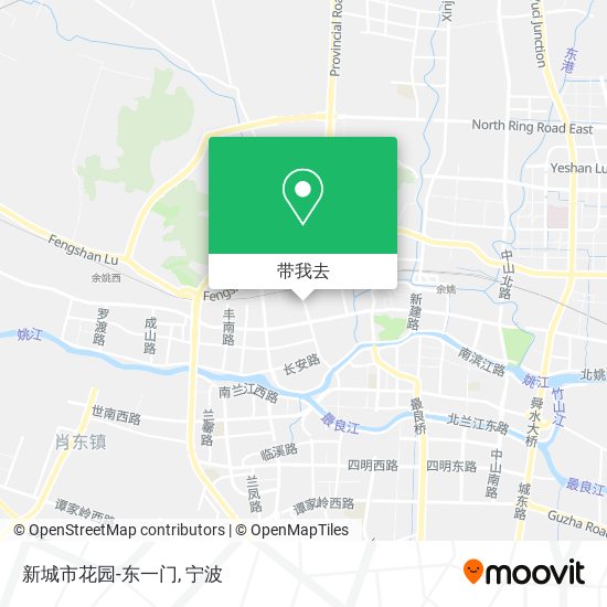 新城市花园-东一门地图