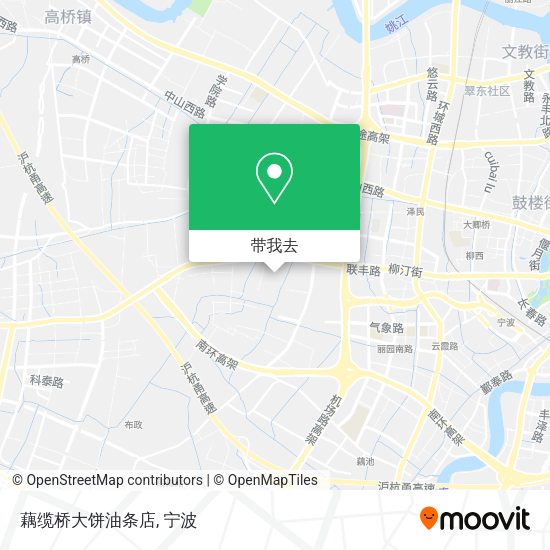 藕缆桥大饼油条店地图