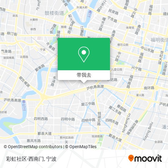 彩虹社区-西南门地图