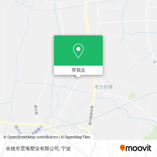 余姚市雲海塑业有限公司地图