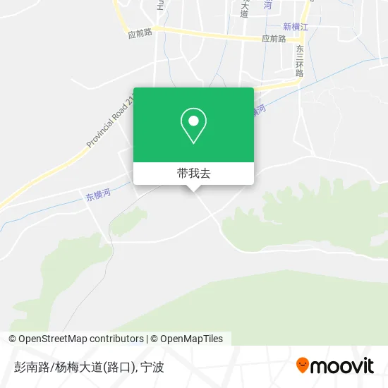 彭南路/杨梅大道(路口)地图