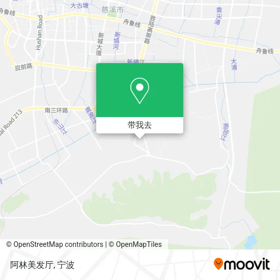 阿林美发厅地图