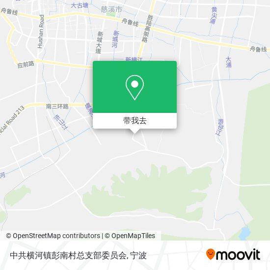 中共横河镇彭南村总支部委员会地图